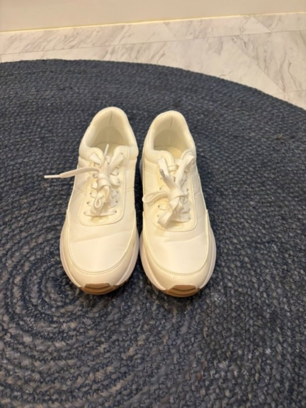 Project Cloud pair white tennis shoes 8M